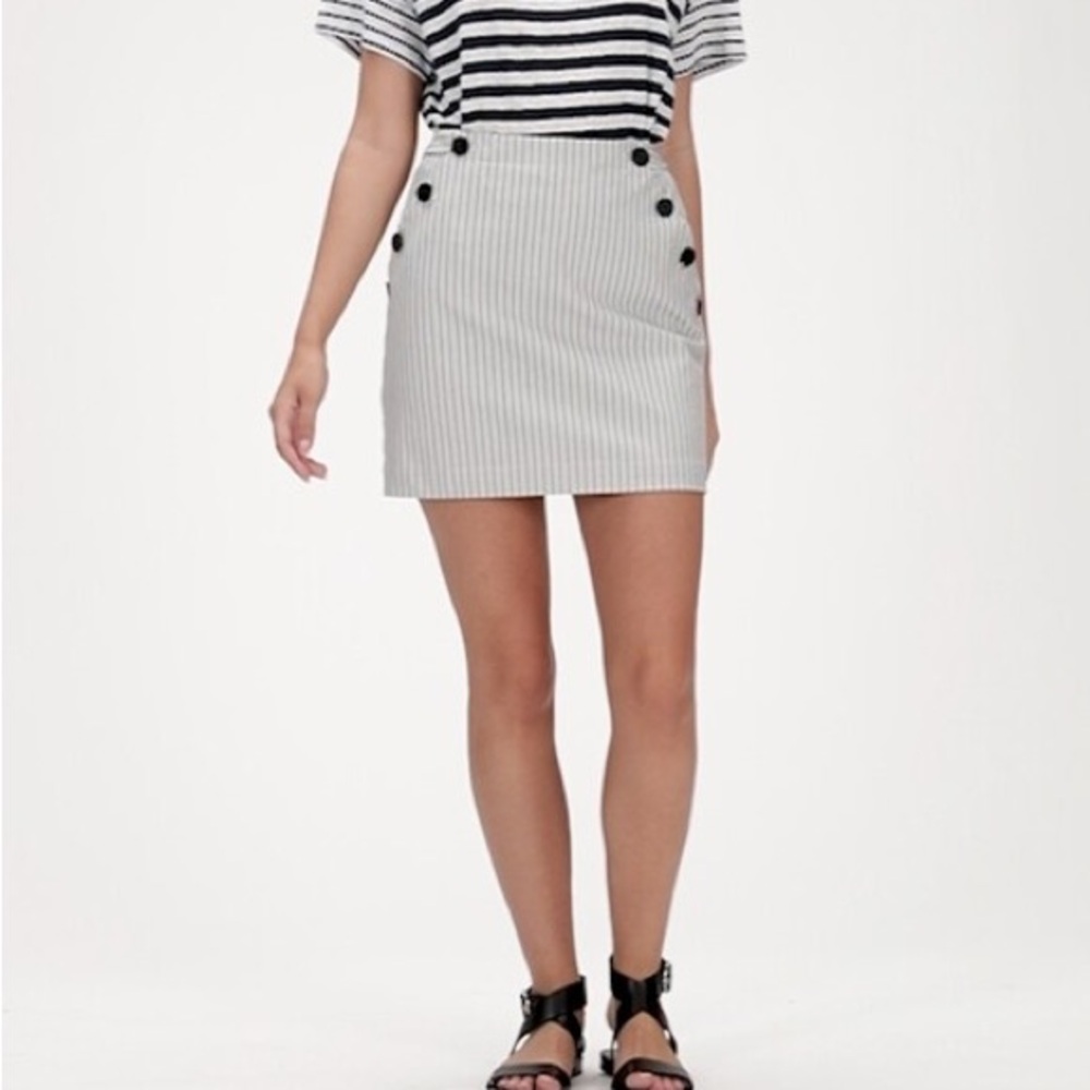 Banana Republic Bi-Stretch Sailor Mini Skirt